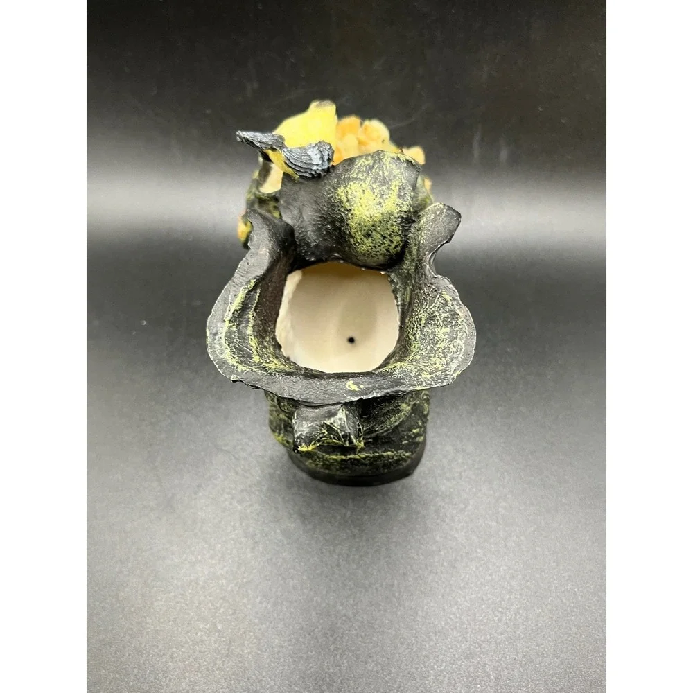 Resin Boot Planter Bird Nestlings Yellow Bird‎ Home Decor Cottagecore